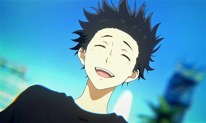 Ishida Shoya is happy and smiling